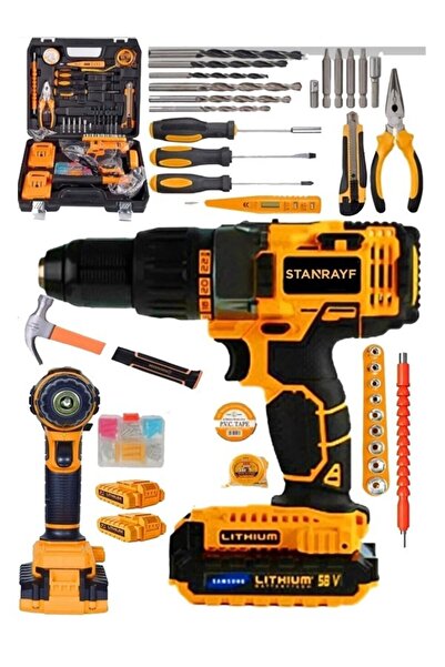 stanrayf Germany Technology 98 V 12 Ah Darbeli Lion Çift Akülü Metal Şanzıman...