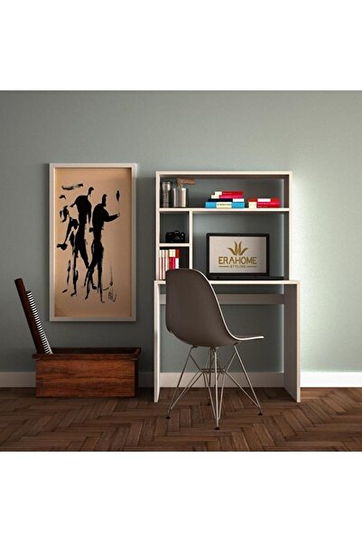 Gülpınar Çalışma Masası. Bilgisayar Masası. Kitaplıklı Çalışma Masası.