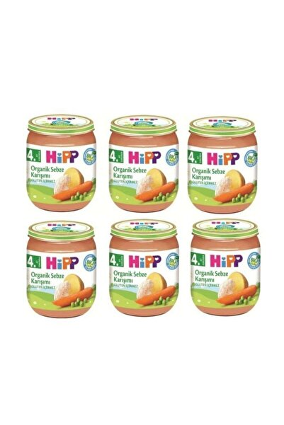 Hipp Organik Kavanoz Mama Sebze Karışımı 125 G - 6'lı Paket