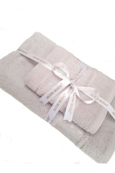 Özdilek Camellia Bath Towel Set - 70x140 cm and 50x80 cm