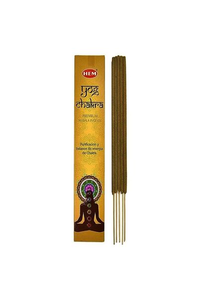 Hem Yog Chakra Premium Masala Tütsü 10'lu