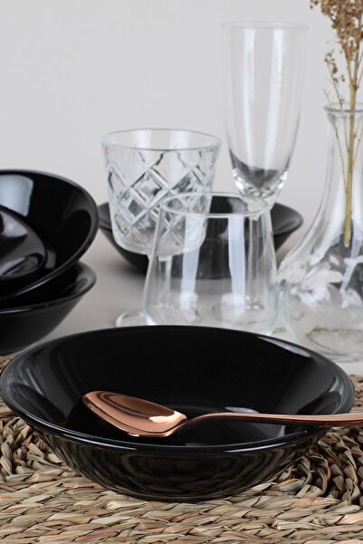 Keramika Black Hitit Dinner Plate 18 Cm 6 Pieces 650