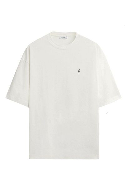 BRZ COLLECTION Μπλουζάκι Ecru Unisex Κεντημένο Regular Fit