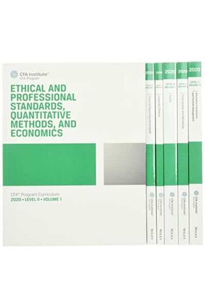 Wiley منهج برنامج CFA 2020 المستوى الثاني المجلدات 16 مجموعة