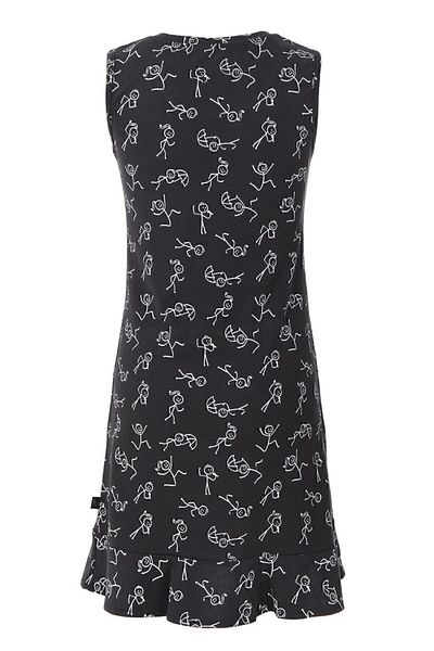 BRZ KIDS Girl's Black Nightgown