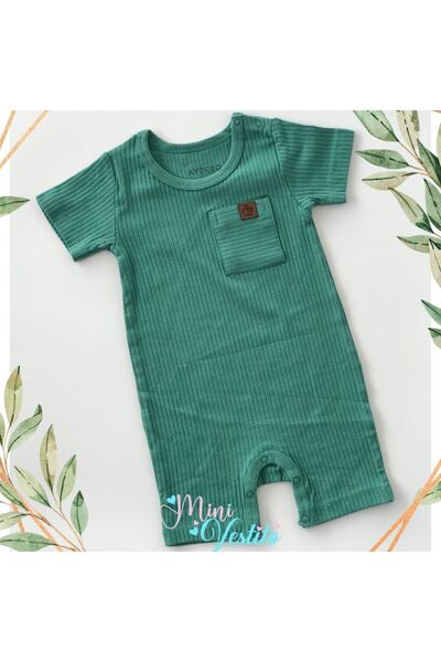 MiniVestito قميص قصير من القماش المضلع مع جيوب وأزرار كبس وزرة باربوتوز