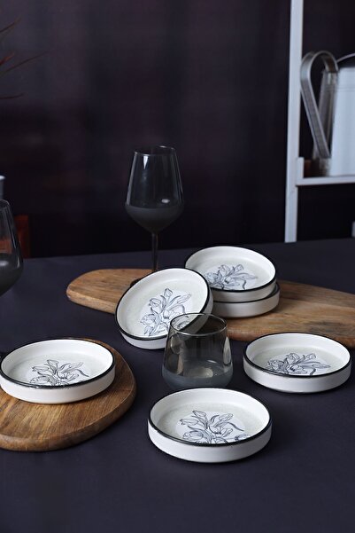 Keramika Μπολ 14 εκ. 6 τεμαχίων Shade Flowers Stackable Snack Bowl / Bowl Sauce - 21847