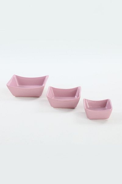 Keramika Βιολετί Σανδάλι Μπολ / Μπολ Σάλτσας 08-10-12 cm 6 τμχ