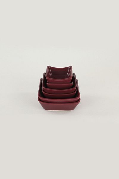 Keramika Plum Sandal Snack Bowl / Μπολ Σάλτσας 08-10-12 cm 6 τμχ