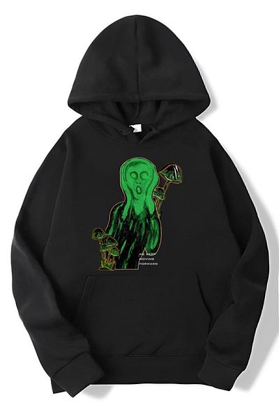 BRZ COLLECTION Hanorac supradimensionat Alien Scream