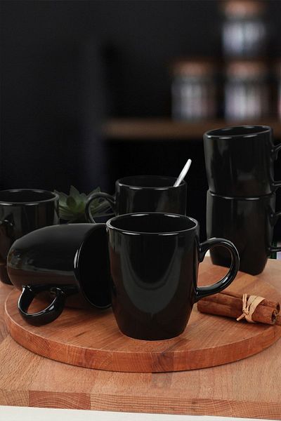 Keramika Чаша Black Cloud 9 см 6 бр