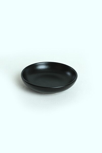 Keramika Matte Black Ring Snack Bowl/Faucet 13 Cm 6 Pieces