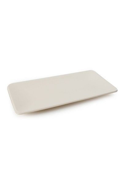 Keramika Mat Crema Siera Farfurie Barca 33 Cm 2 Bucati