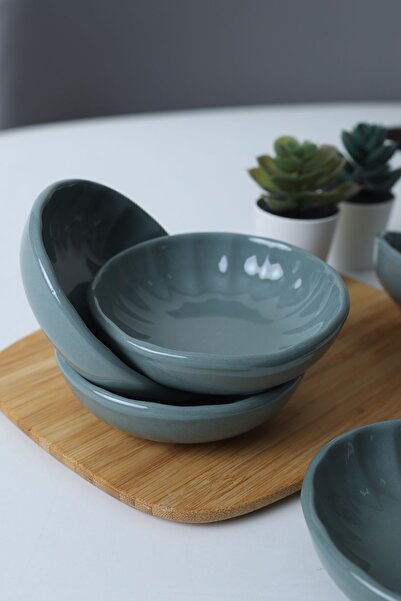 Keramika Green Sirius 12 Cm Sauce Bowl - 6 Pieces 326