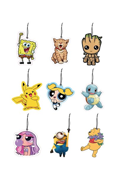 1001MODEL عطر السيارات وإكسسوارات السيارات لشخصيات الرسوم المتحركة المفضلة