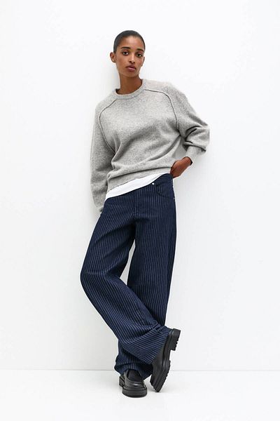 Pull & Bear Oversize Sweater with Sleeves