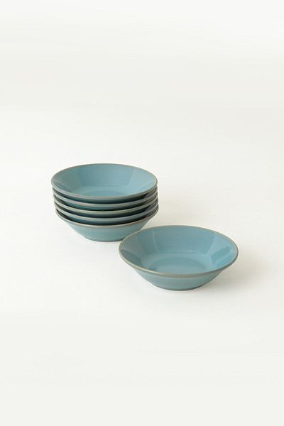 Keramika Granite Turquoise Hitit Dinner Plate 18 Cm 6 Pieces