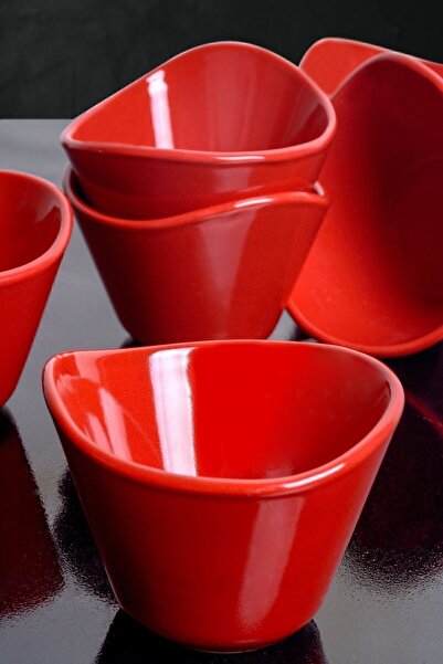 Keramika Red Flag Tigela Snack Bowl / Sauce Bowl 11 Cm 6 Pieces