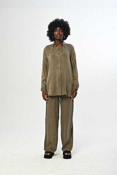 Orfeo Negro Women's Oversize Solid Color Shirt