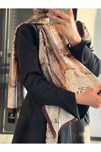 BHRİLTAS Ethnic Patterned Shal