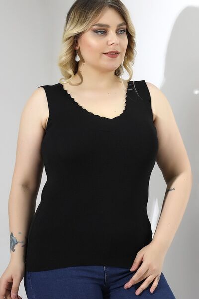 Devinka Bluză oversize pentru tricotaje cu guler scară de damă