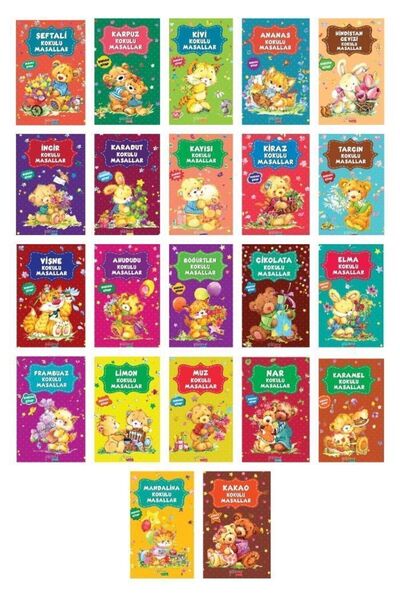 Yakamoz Yayınları Kokulu Masallar Seti Yeni Kapak 22 Kitap Set