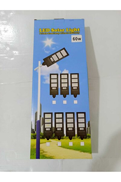 CANLAR 60w solar sokak lambası,60w güneş enerjili