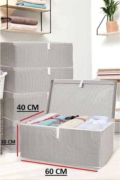 Emofom 60×40×30 CM Mega Folding Box - Αποθήκευση Μαξιλαριού Παπλώματος Αποθήκευσης Ρούχων