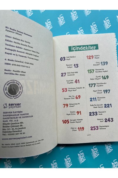 Server Yayınları Ufka Yolculuk 11 - 2024 Ortaokul Yarışma Kitabı - Bir Başka Zaman Ramazan