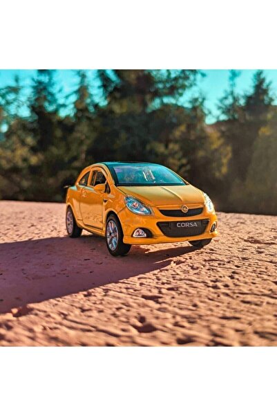 WELLY Opel Corsa 1/36 Ölçek 12cm Diecast Model Araba Çek Bırak