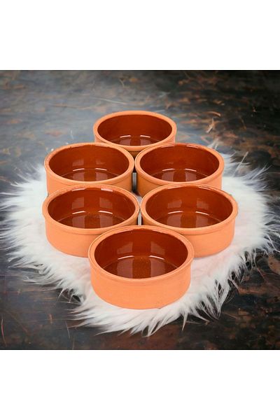 Girist Home Porblanche 6 Pieces Soil Casserole Bowl Soil Casserole Set Oven Rice Pudding Bowl Casserole Container