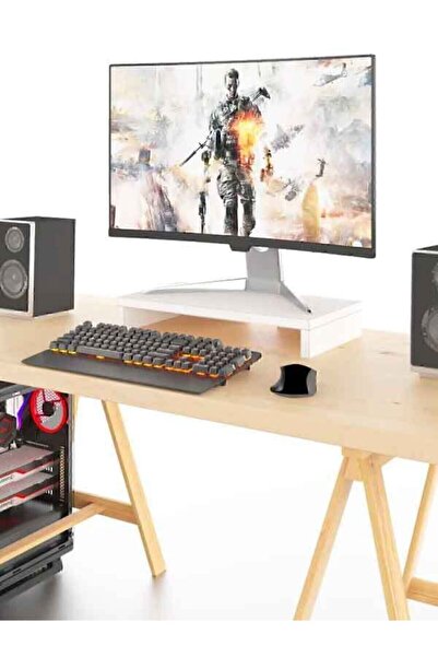 Genel Markalar Avesta Monitör Yükseltici Stand - Beyaz