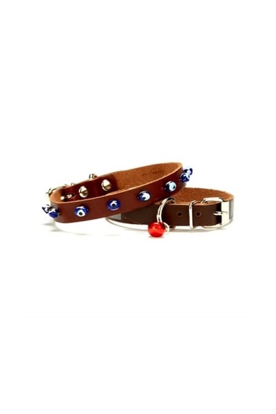 Ans Nazar Boncuklu Kedi Ve Küçük Köpek Tasması 1 X 12-16 Cm