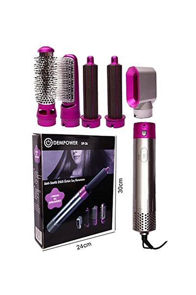 DEMPOWER Dp-36 مجموعة تصفيف الشعر ذات 5 رؤوس
