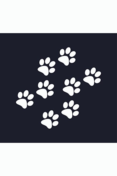 BENİMSER REKLAM Kedi Patisi Motorsiklet, Laptop, Kask, Araba Sticker 8'li