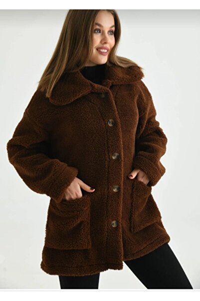 Vuslat ΧΩΡΙΣ Φόδρα ΕΣΩΤΕΡΙΚΟ ΕΞΩΤΕΡΙΚΟ WELSOFT PLUSH ΜΕ ΚΟΥΜΠΙ OVERSIZE