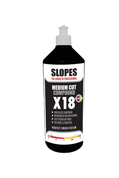 slopes X18 Çizik Çıkarıcı Ince Pasta 1lt