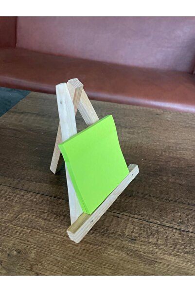 tuvval Masaüstü Şövale,15X12 cm Ahşap Şövale, Mini Şövale