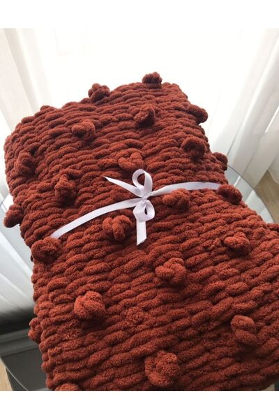 Tasarım Puffy bud patterned children&baby blanket