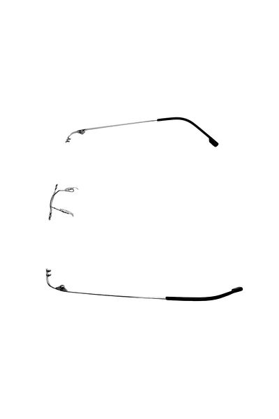EYM Chrome Hinged Titanium Sunglasses - Frame Detailed