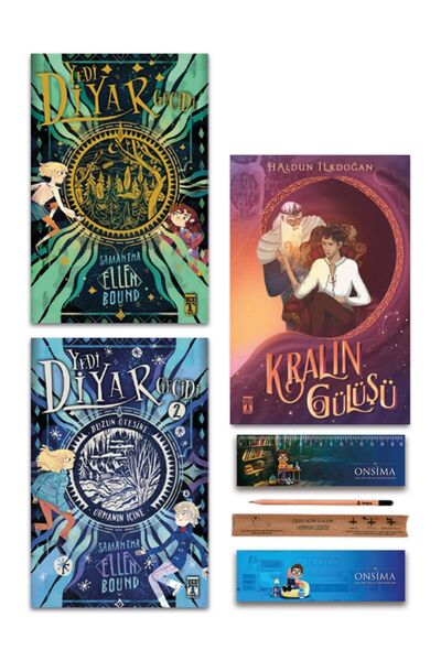 Genç Timaş Yedi Diyar Geçidi 1 ve 2 Kitap - Kralın Gülüşü Set 3 Kitap