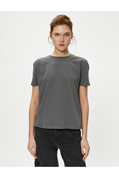 Koton Γυναικείο T-Shirt με λαιμόκοψη