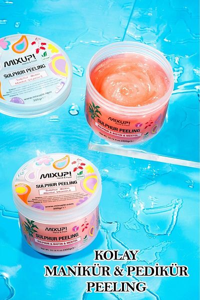 Mixup Biotin Sulfur Hand & Feet Scrub, Menthol by Mix Up 300g