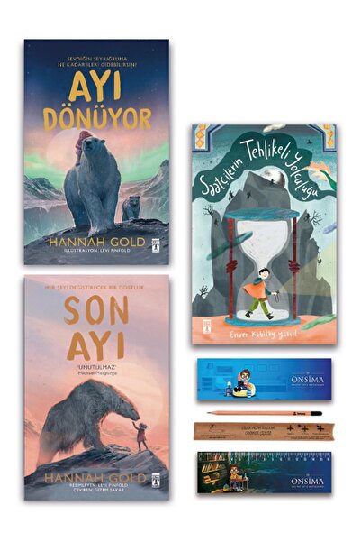 Genç Timaş Saatçilerin Tehlikeli Yolculuğu - Son Ayı - Ayı Dönüyor Set 3 Kitap