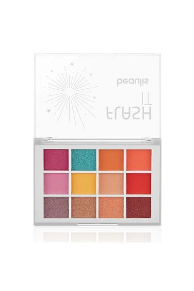 beaulis High Pigmented 12-Piece Colorful Pearlescent Matte Eyeshadow - Flash It