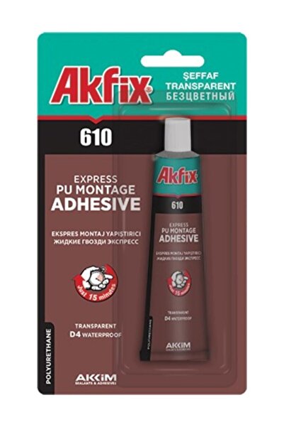 Akfix 610 Ekspres Montaj "tüp" Sıvı Çivi 50ml