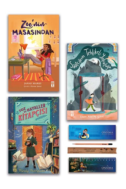 Genç Timaş Saatçilerin Tehlikeli Yolculuğu - Zoe nin Masasından - Toz ve Hayaller Kitapçısı Set 3 Kitap