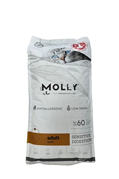Molly ADULT LAMB / KUZULU YETİŞKİN KEDİ MAMASI 15+1 KG