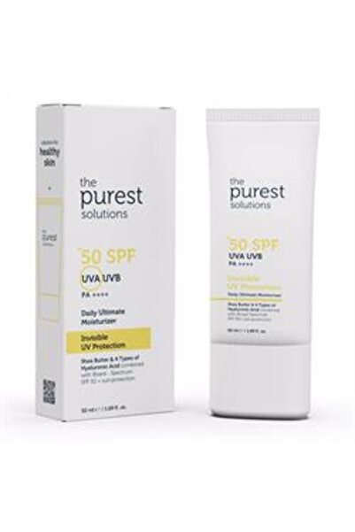 The ( KİL MASKESİ HEDİYE ) The Purest Solutions Yüz Güneş Kremi Spf 50+ 50ml ...