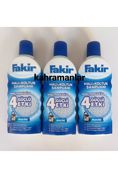 YEŞİLLİ STORE HALI ve koltuk şampuanı makine de yıkama 3 adet 1000 ml